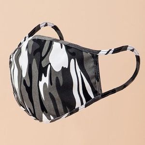 Camo Print Face Mask Adult Mask Adult Face Mask